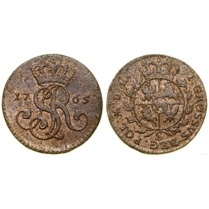 Polska, 1 grosz, 1765 g, Kraków