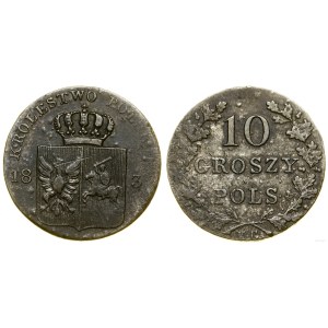 Polska, 10 groszy, 1831 KG, Warszawa