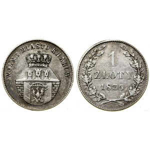 Polska, 1 złoty, 1835, Wiedeń