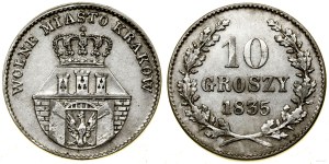 Poland, 10 pennies, 1835, Vienna