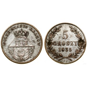 Polska, 5 groszy, 1835, Wiedeń