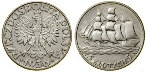Poland, 5 zloty, 1936, Warsaw