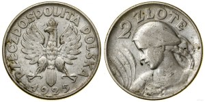 Poland, 2 zloty, 1925, Philadelphia