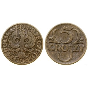 Polska, 5 groszy, 1934, Warszawa