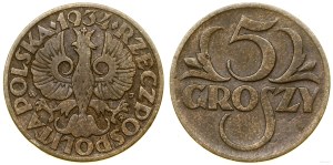 Poland, 5 groszy, 1934, Warsaw