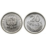 Polska, klaser z monetami polskimi z lat 1949-1972, Kremnica i Warszawa