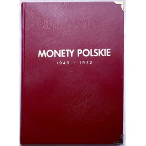 Polska, klaser z monetami polskimi z lat 1949-1972, Kremnica i Warszawa