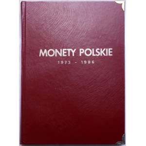 Polska, klaser z monetami polskimi z lat 1973-1986, Warszawa