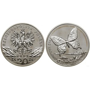 Polska, 20 złotych, 2001, Warszawa