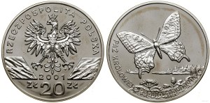 Poland, 20 zloty, 2001, Warsaw