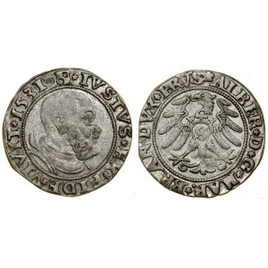 Prusy Książęce (1525-1657), grosz, 1531, Królewiec