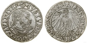 Ducal Prussia (1525-1657), penny, 1539, Königsberg