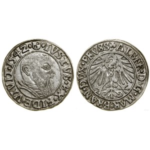 Ducal Prussia (1525-1657), penny, 1542, Königsberg
