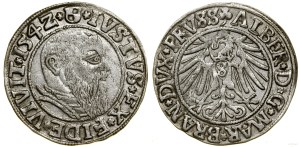 Ducal Prussia (1525-1657), penny, 1542, Königsberg