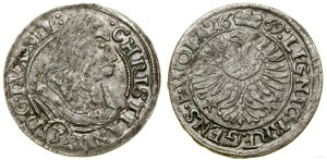 Silesia, 3 krajcary, 1669 CB, Brzeg