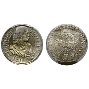 Austria, 3 krajcary, 1663, Hall