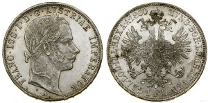Austria, 1 florin, 1860 A, Vienna