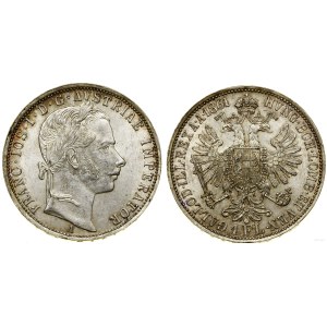 Austria, 1 floren, 1861 A, Wiedeń