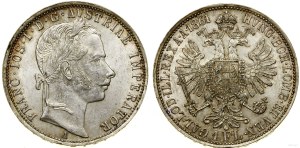 Austria, 1 florin, 1861 A, Vienna