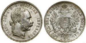 Austria, 1 florin, 1881, Vienna
