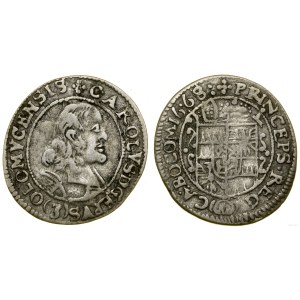 Austria, 3 krajcary, 1668, Kromieryż