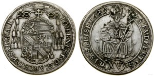 Austria, 15 krajcars, 1689, Salzburg