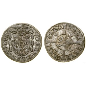 Austria, 1 krajcar, 1702, Salzburg