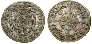 Austria, 1 krajcar, 1702, Salzburg