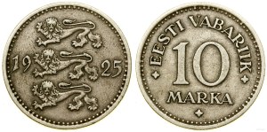 Estonia, 10 marks, 1925, Tallinn
