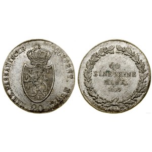 Niemcy, 20 krajcarów, 1809, Darmstadt