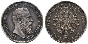 Germany, 2 marks, 1888, Berlin