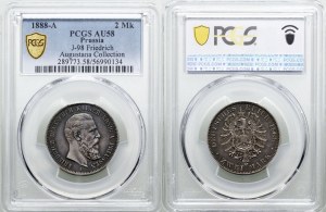 Germany, 2 marks, 1888, Berlin