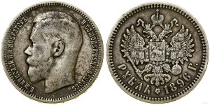 Russia, ruble, 1896 ✭, St. Petersburg