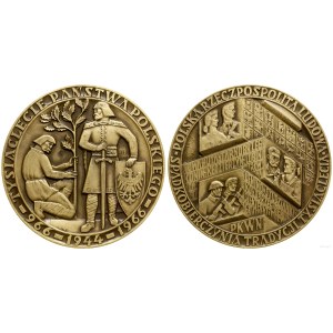 Polska, Tysiąclecie Państwa Polskiego, 1966, Warszawa