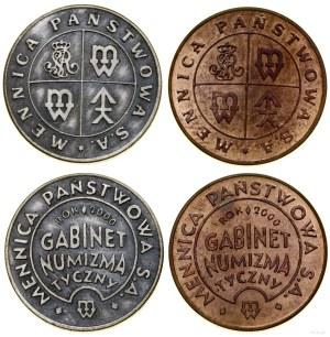 Poland, set of 2 tokens, 2000, Warsaw