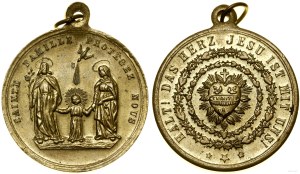 Germany, medal with the Holy Family, (19th century).