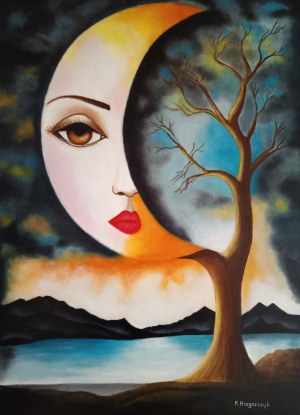 Krystyna KRZYSZCZYK (b. 1959), In the Moonlight, 2025