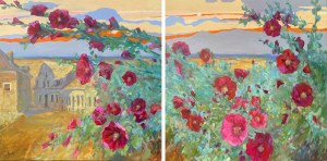 Sofia BASOV (b. 1994), Whisper of Malvas, diptych, 2025