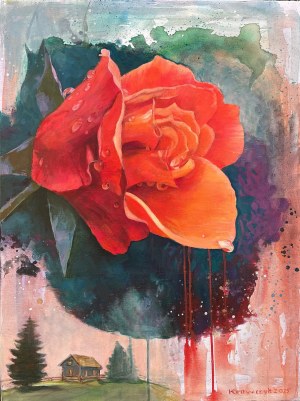 Radoslaw KRAWCZYK (b. 1968), Rose, 2025