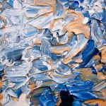 Iwona GABRYŚ (b. 1988), Composition in navy blue and white No. 223, 2025