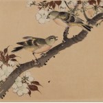 Imao Keinen (1845 - 1924), Na gałęzi z albumu Keinen Kachō Gafu, 1892