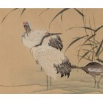 Keibun Matsumura (1779 - 1843), Żurawie z albumu Sho Meika Kachō Gafu, 1898