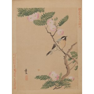 Keibun Matsumura (1779 - 1843), Ryżowiec siwy z albumu Sho Meika Kachō Gafu, 1898