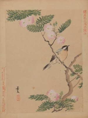 Keibun Matsumura (1779 - 1843), Ryżowiec siwy z albumu 
