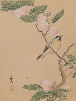 Keibun Matsumura (1779 - 1843), Ryżowiec siwy z albumu 