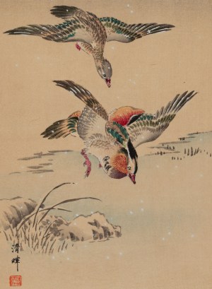 Keibun Matsumura (1779 - 1843), Mandarin Duck from the album 