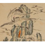Ichikawa Kansai (1748 - 1819 ), Żurawie z cyklu Kansai Gafu, 1891