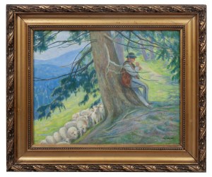 Franciszek Gnyp (1894-1970), Juhas ze stadem owiec