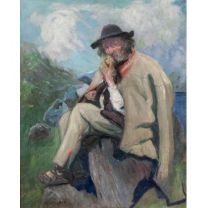Max Hanemann (1882 - 1944), Góral palący fajkę