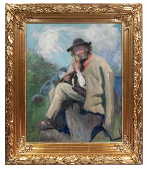 Max Hanemann (1882 - 1944), Highlander smoking a pipe